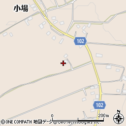 茨城県常陸大宮市小場349周辺の地図