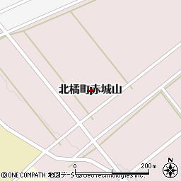 群馬県渋川市北橘町赤城山周辺の地図