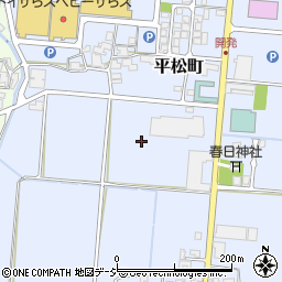 石川県白山市平松町周辺の地図