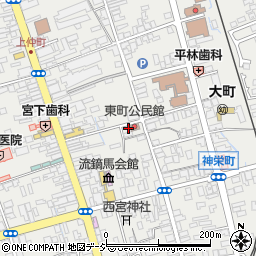 長野県大町市大町東町2546-7周辺の地図