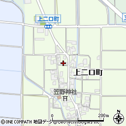 石川県白山市上二口町22周辺の地図