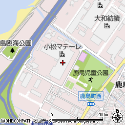 小松マテーレ株式会社　美川工場周辺の地図