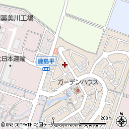 石川県白山市鹿島平11-69周辺の地図