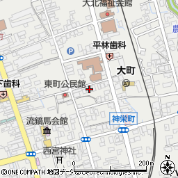 仁科そば店周辺の地図