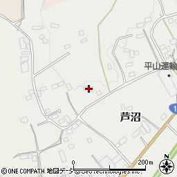 栃木県芳賀郡益子町芦沼120周辺の地図
