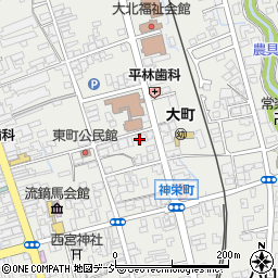 長野県大町市大町東町1127周辺の地図