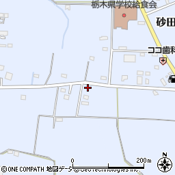 栃木県宇都宮市砂田町625周辺の地図