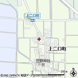 石川県白山市上二口町20周辺の地図