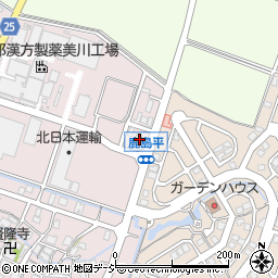 ヤマザキＹショップ美川広田店周辺の地図