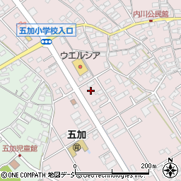 長野県千曲市内川605周辺の地図