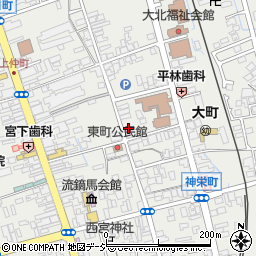 長野県大町市大町東町1135周辺の地図