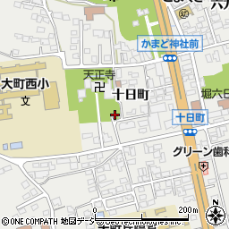 長野県大町市大町十日町4729-4周辺の地図
