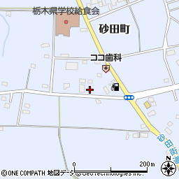 栃木県宇都宮市砂田町659周辺の地図