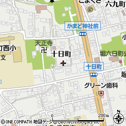 長野県大町市大町十日町4729-3周辺の地図