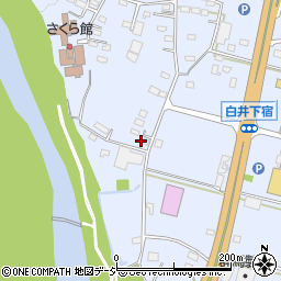 群馬県渋川市白井165-3周辺の地図