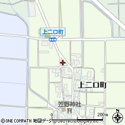 石川県白山市上二口町190周辺の地図