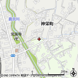 長野県大町市社松崎6256周辺の地図