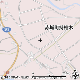 群馬県渋川市赤城町持柏木周辺の地図