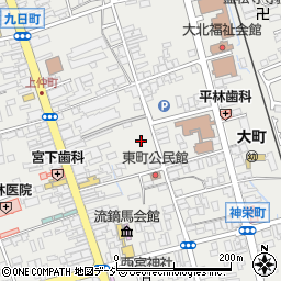 長野県大町市大町東町2542-3周辺の地図