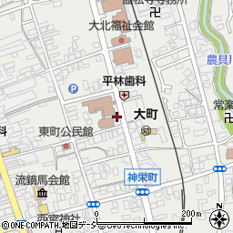 長野県大町市大町東町1124周辺の地図