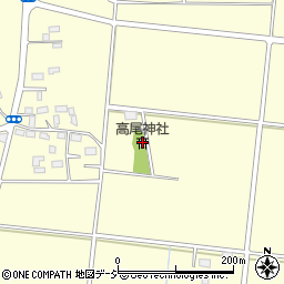 高尾神社周辺の地図