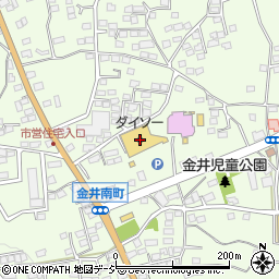 ダイソー渋川金井店周辺の地図