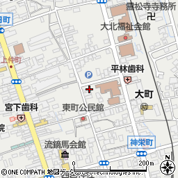 長野県大町市大町東町1136周辺の地図