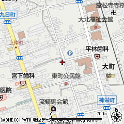 長野県大町市大町東町2536周辺の地図
