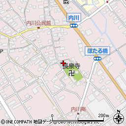 長野県千曲市内川267周辺の地図