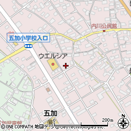 長野県千曲市内川693-5周辺の地図
