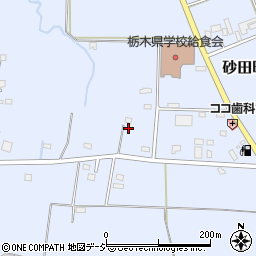 栃木県宇都宮市砂田町641周辺の地図