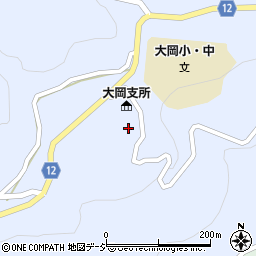 大岡公民館周辺の地図