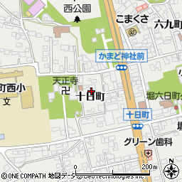 長野県大町市大町十日町4729-18周辺の地図