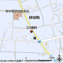 栃木県宇都宮市砂田町660周辺の地図