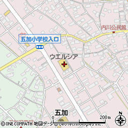 ウエルシア薬局　千曲内川店周辺の地図