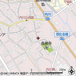長野県千曲市内川273周辺の地図