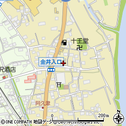 群馬県渋川市阿久津周辺の地図