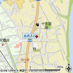 群馬県渋川市阿久津周辺の地図