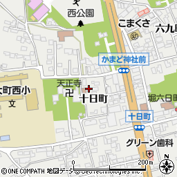 長野県大町市大町十日町4729-29周辺の地図
