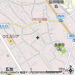 長野県千曲市内川501-4周辺の地図