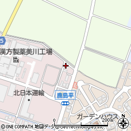 石川県白山市鹿島町は262-1周辺の地図