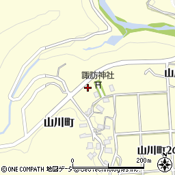 石川県金沢市山川町寅周辺の地図