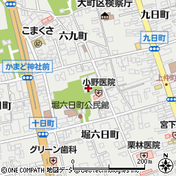 大沢寺周辺の地図