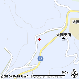 ＪＡグリーン長野大岡周辺の地図