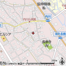 長野県千曲市内川277周辺の地図
