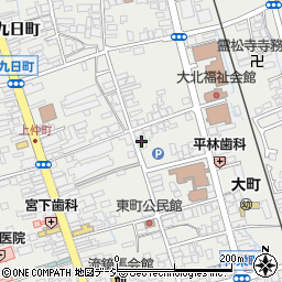 長野県大町市大町東町1138周辺の地図