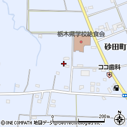 栃木県宇都宮市砂田町640周辺の地図