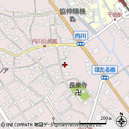 長野県千曲市内川289-1周辺の地図