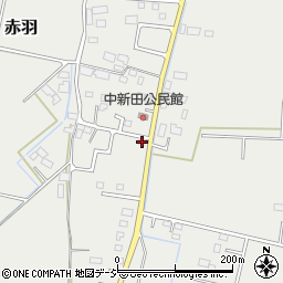 栃木県芳賀郡市貝町赤羽1039-2周辺の地図