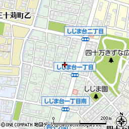 石川県金沢市しじま台周辺の地図